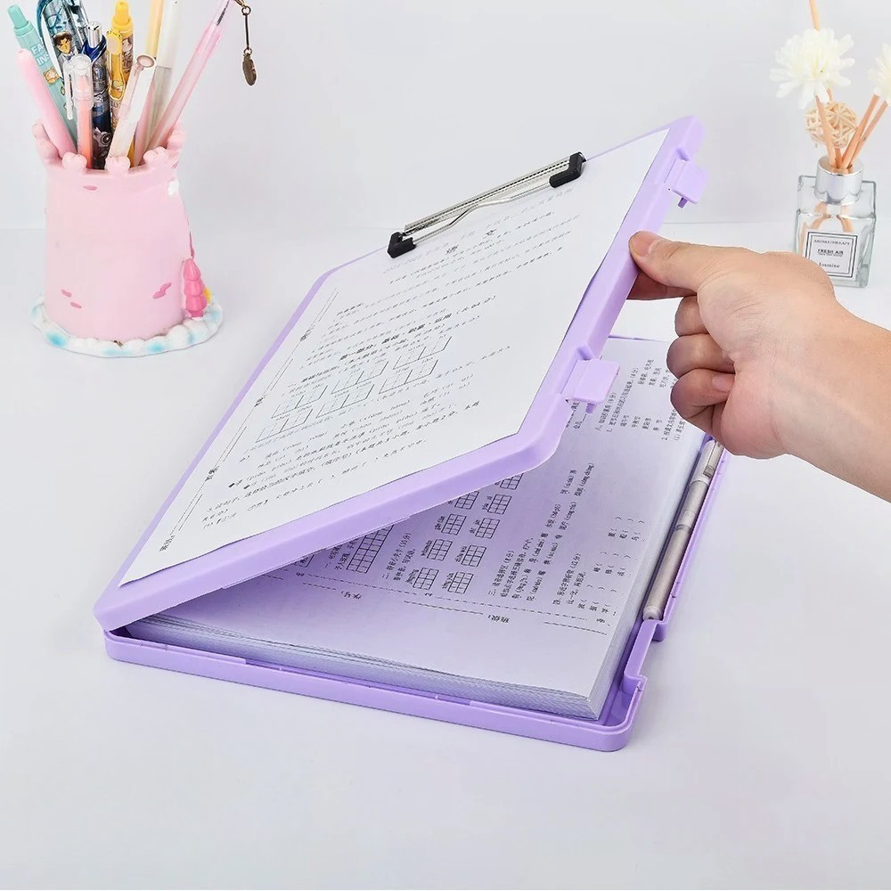 레드에셋 A4 클립보드 파일 보관 케이스, 1개, 퍼플 16,900원