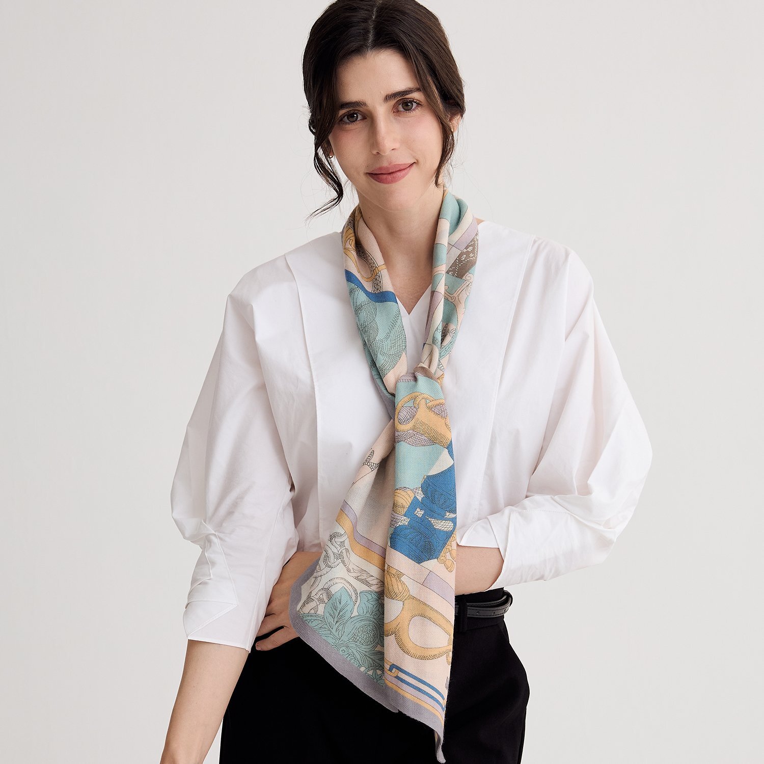 [백화점정품] 닥스 스카프 캐시미어 혼방 스키니 95,270원