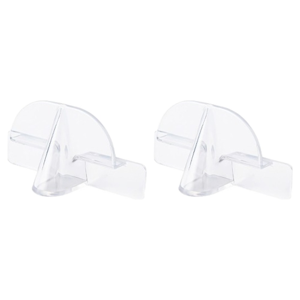 어썸굿즈 무타공 붙착형 안경 선글라스 거치 정리대, 투명, 2개 5,800원