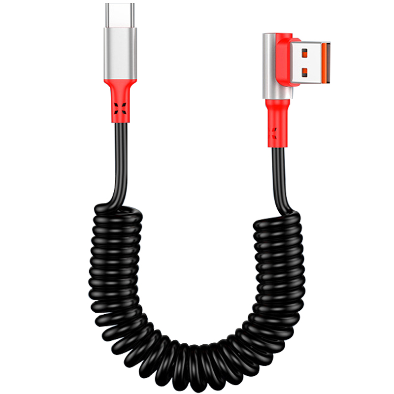 원스바이 90도 코일 C타입 충전 케이블, 1개, 블랙 x 2, 1.5m 26,900원