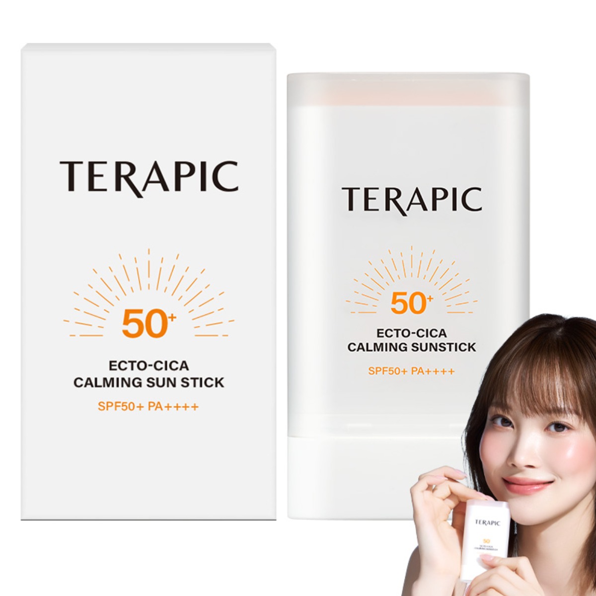테라픽 엑토 시카 카밍 선스틱 SPF50+ PA++++, 보송 진정 선스틱, 유분&백탁 ZERO, 1개, 20g 13,200원