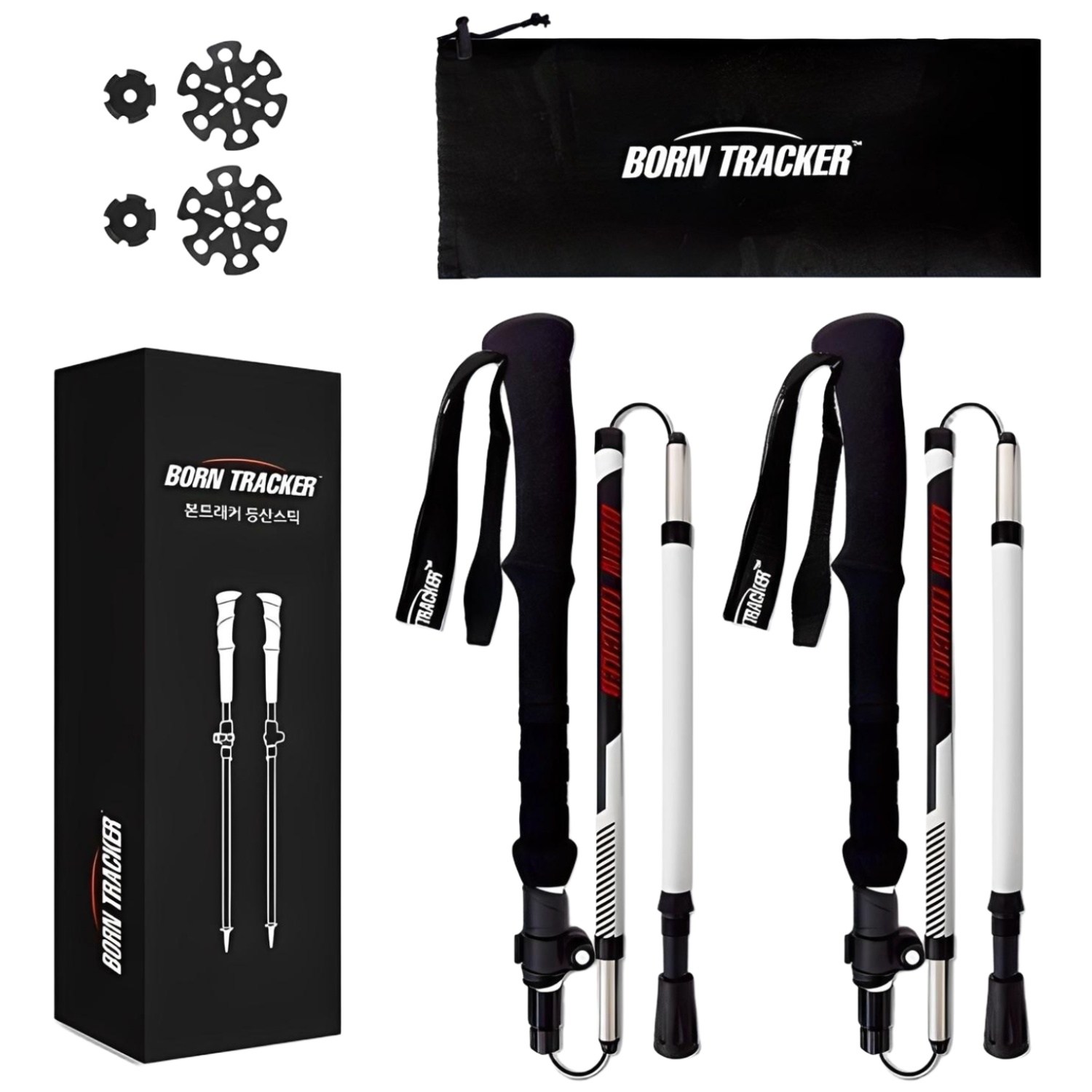 본트래커 초경량 접이식 듀랄루민7075 등산스틱 2개 35,900원
