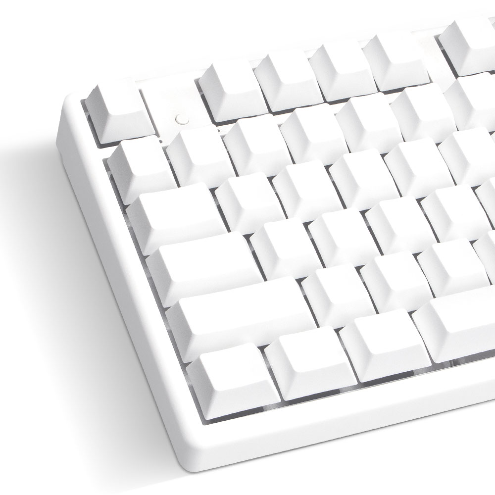 키픽 화이트 퓨어 무각 키캡 Cherry PBT 120키 12,900원