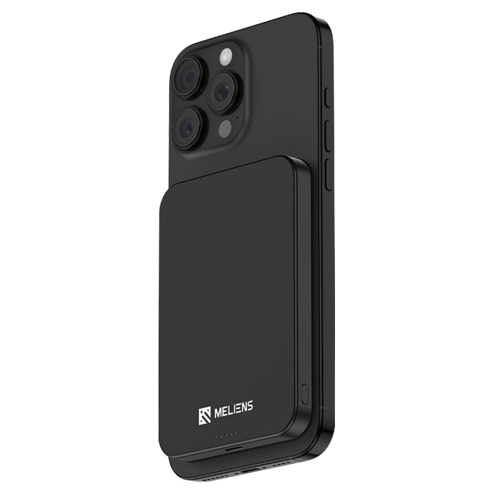 멜리언스 맥세이프 알루미늄 보조배터리 마그네틱 5000mAh, 매트 블랙, ML-LWK02 63,030원