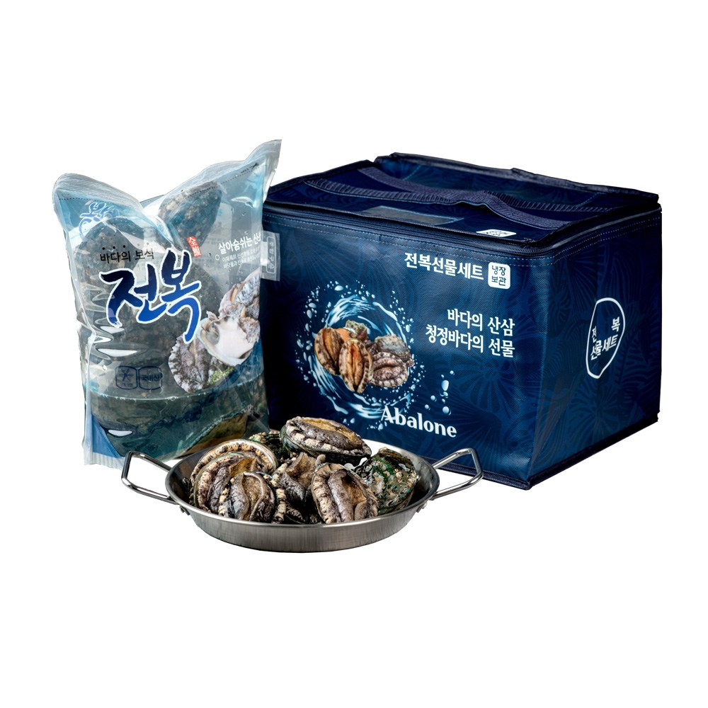 싱싱해 완도전복 특대 1kg 8-9미 부직포 선물포장 전복세척솔 59,900원