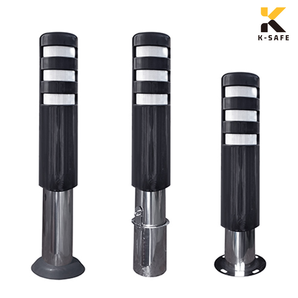 국산 3줄 반사지 탄성 스테인리스 볼라드 150파이 매립 앙카 이동, 이동식 236,000원