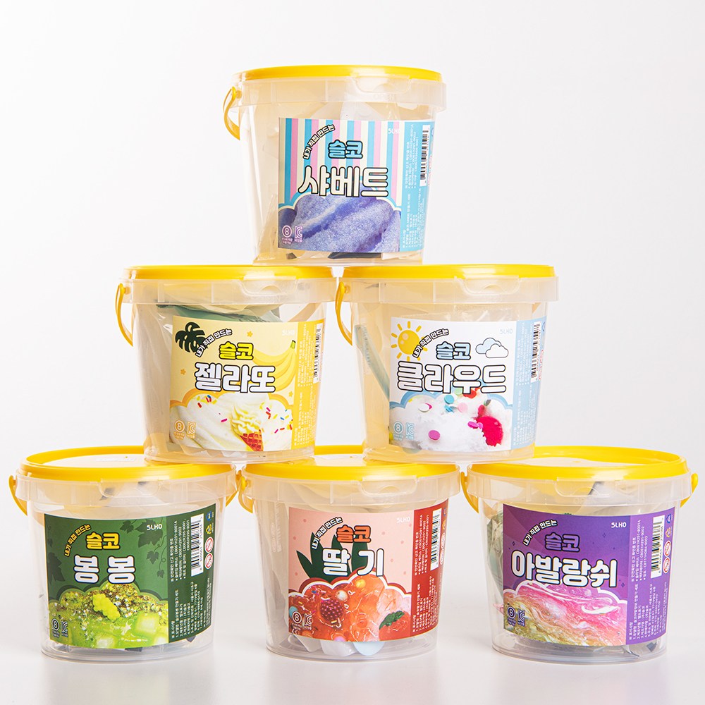 슬라임 만들기 7종 (트윙클피치,슬코오레,젤라또,딸기,아발랑쉬,샤베트,클라우드), 아발랑쉬 9,500원