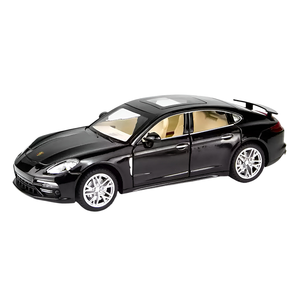 다이캐스트 금속 1:24 포르쉐 파나메라 슈퍼카 스포츠카 합금 풀백 자동차 모형, 1개, 블랙 39,800원