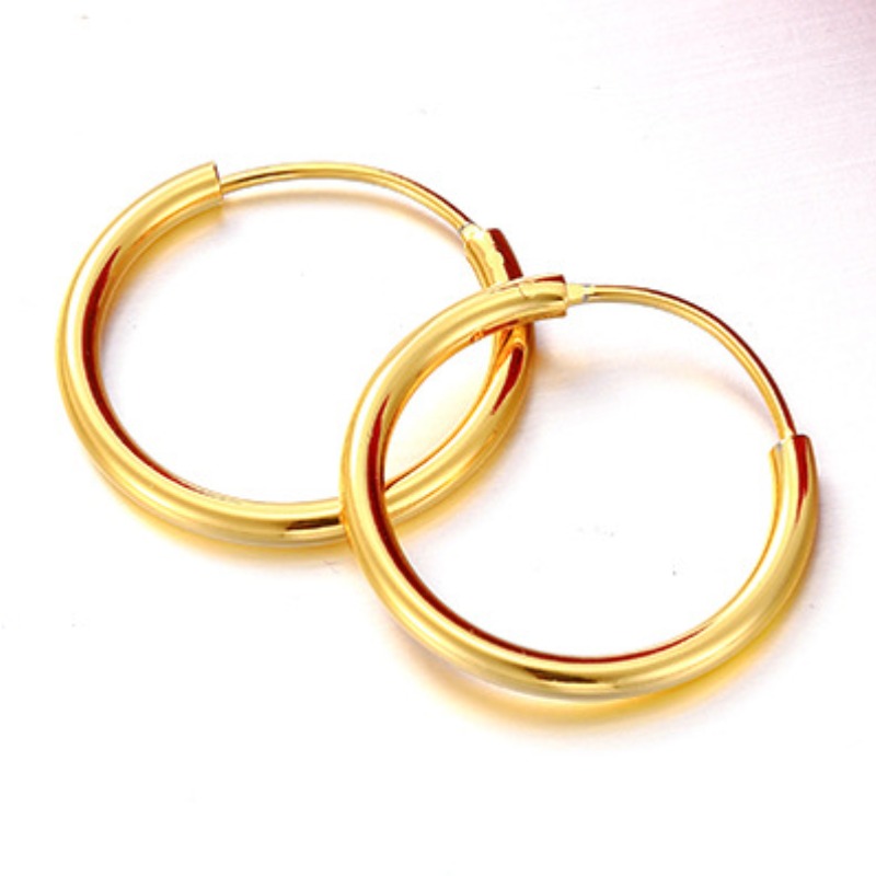 Ramlove 14k 라운드 클래식 귀걸이 swerr 시리즈 고급 여성 귀걸이 도금 CLX013 99,800원