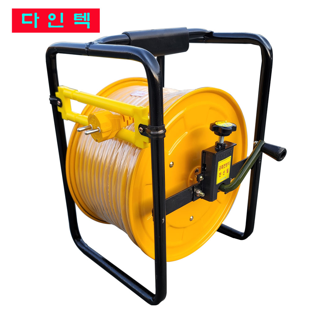 다인텍  전선릴 2.5 S.Q x 45M 전선릴 릴선 전기릴선 케이블릴  캠핑릴선 공회전방지기능 131,500원