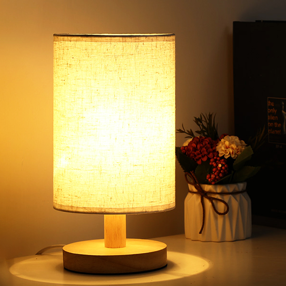 연하 우드 린넨 스탠드 무드등, 혼합색상 12,000원