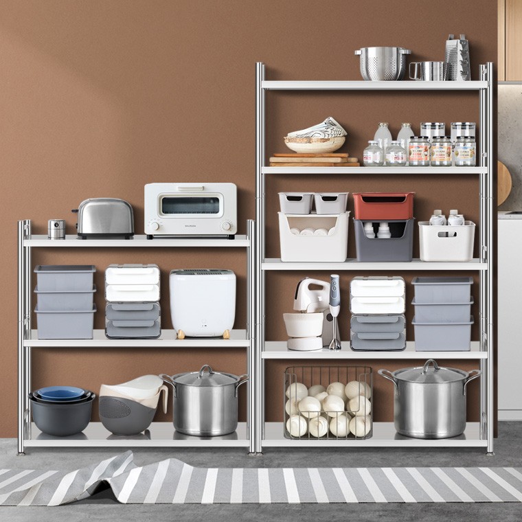 벽선반진열장주방정리용 수납선반조립식정리대 스텐철재진열대대피실 실속형 150,520원