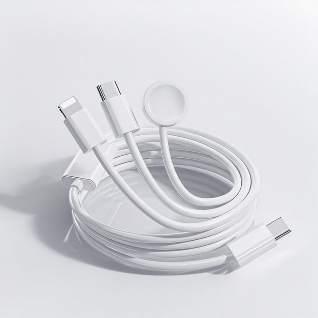 Bolt Wave 아이폰/애플워치 3in1 멀티 충전기 케이블, 1개, 화이트, 1m 12,850원