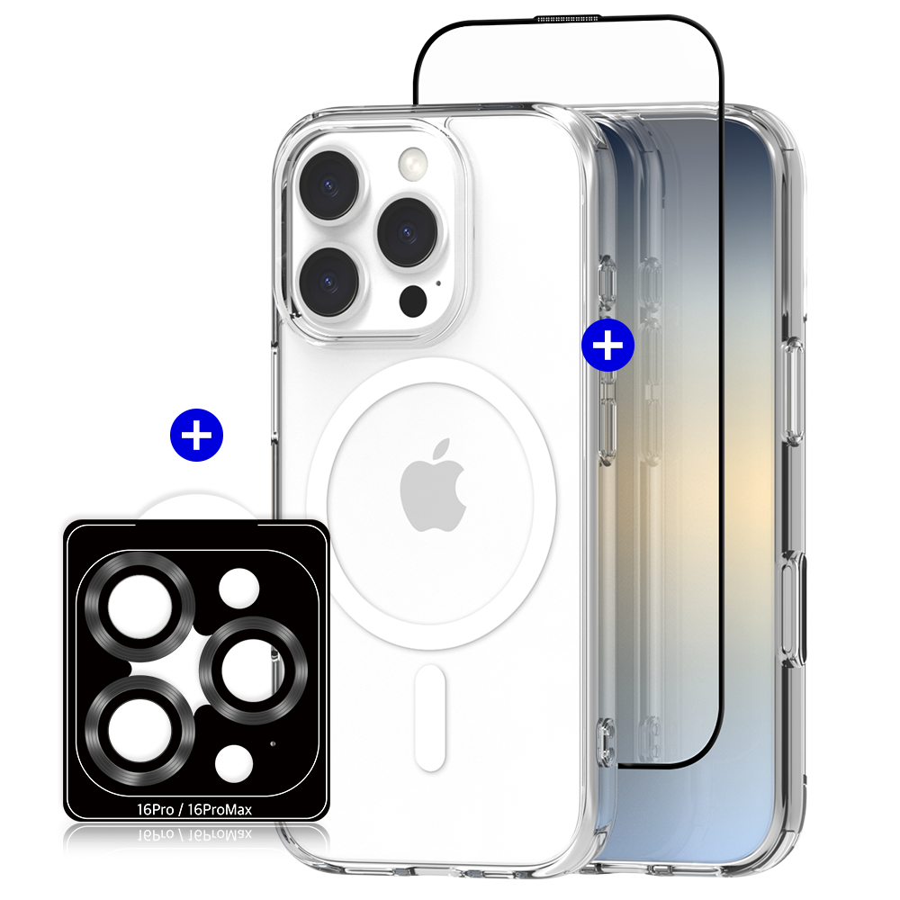 디자인스킨 아이폰 16 프로 맥스 피닉스 범퍼 맥세이프-올클리어 + 디자인스킨 2.5D풀커버 강화유리-블랙 + 디자인스킨 프리미엄 렌즈 프로텍터-블랙 42,640원