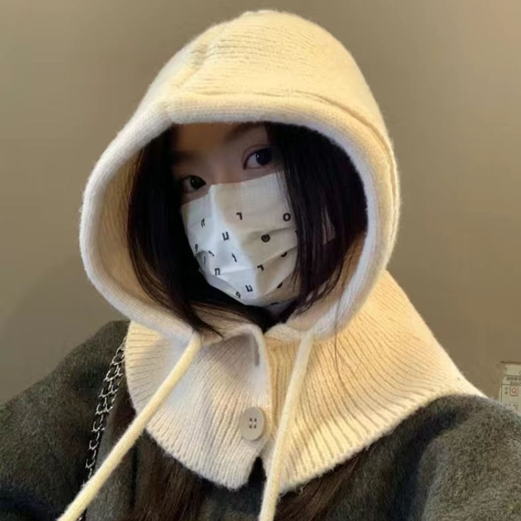 아시안브랜드 여성용 도툼한 220g 니트 바라클라바 후드모자 겨울 후드 넥워머 6,720원