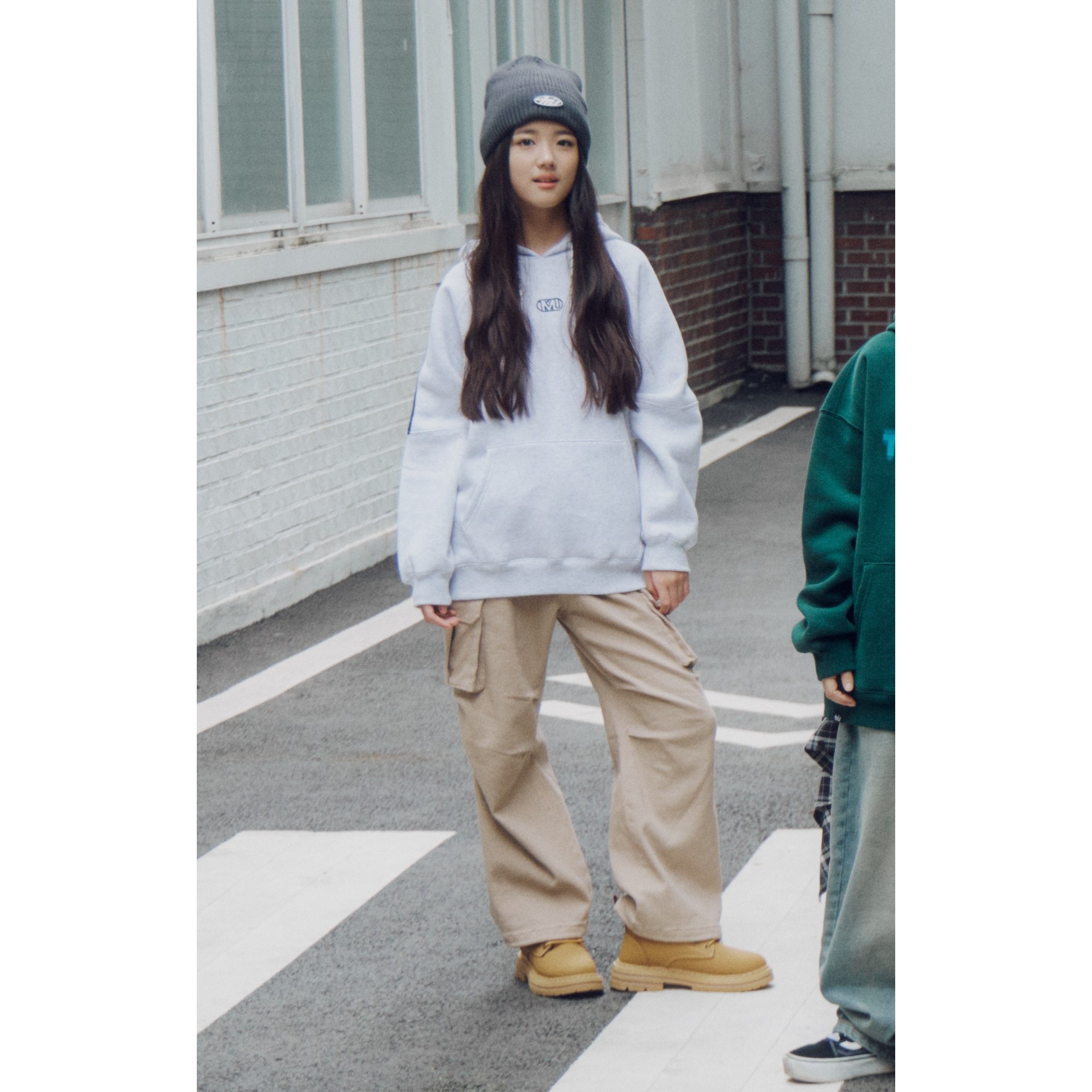 티미유 주니어 공용 와이드일자 카고팬츠 39,900원