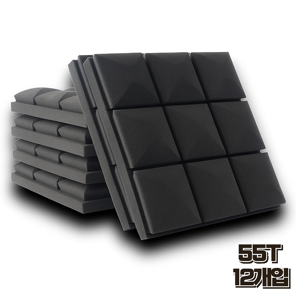 홈앤힐링 강력 방음스펀지 55T 접착식 방음재 30cm 30cm 39,900원