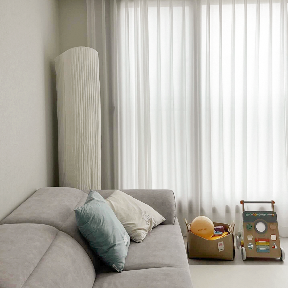 맘노코 감성 인테리어 템바 스탠드 에어컨커버 비침없는 누빔 원형 일반 호환 사이즈 32,500원