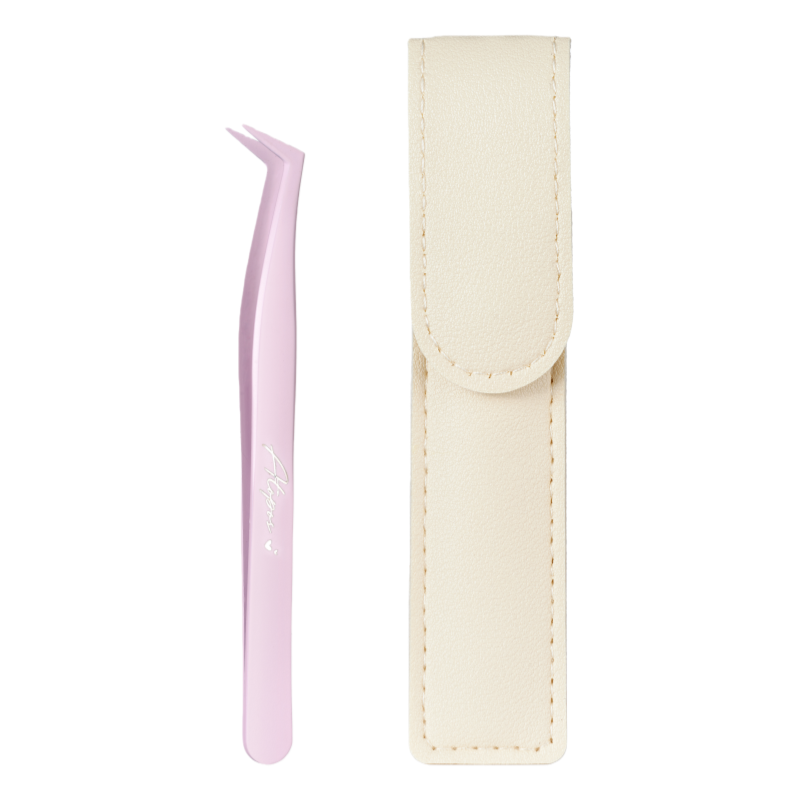 아토포스 노글루 속눈썹 전용 트위저 핀셋 족집게 점착 방지 코팅 PU 가죽 파우치 5,990원