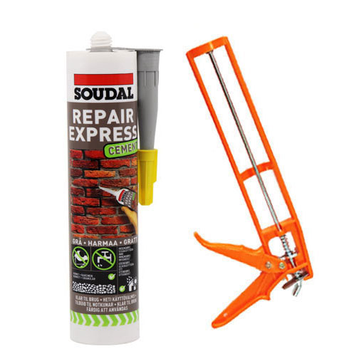 수달 픽스올 실리콘 리페어 익스프레스 석재 벽돌 줄눈 크랙보수 빠른 건조 액상 몰탈 시멘트 회색, 1개 13,400원