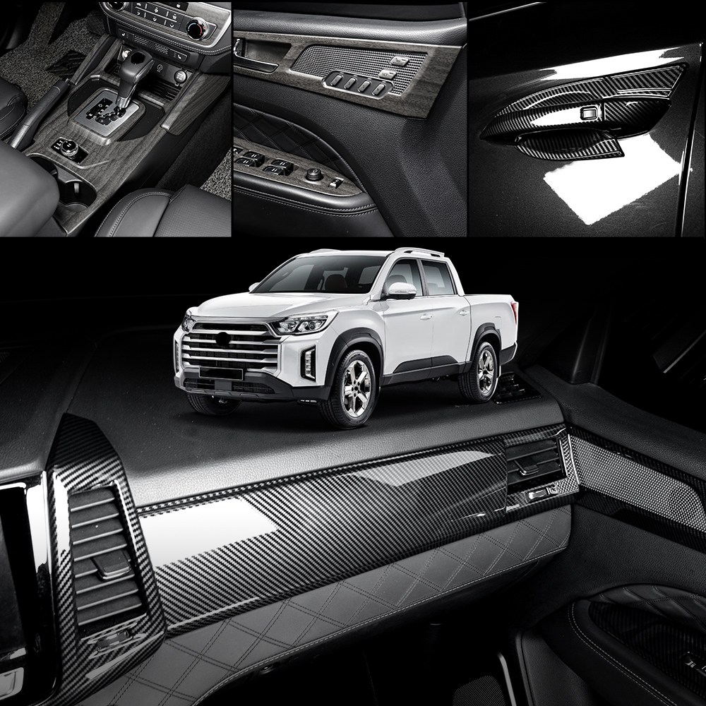 유투카 렉스턴 스포츠 칸 튜닝 카본 몰딩 우드 실내 용품 모음전 호환 40,500원