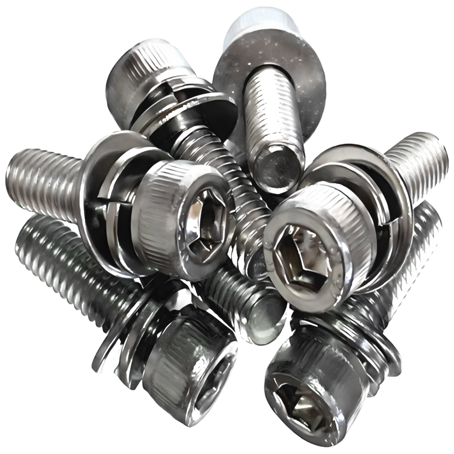 스텐304 유두 렌치 샘스볼트 평와샤, 스프링 와샤 조립 M6, 35개, 20mm, M6 7,000원