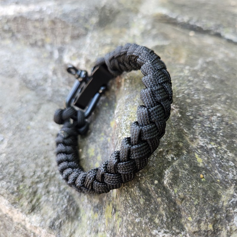 파라코드팔찌 커플 팔찌 행운 지퍼신넷 매듭 블랙 25,000원