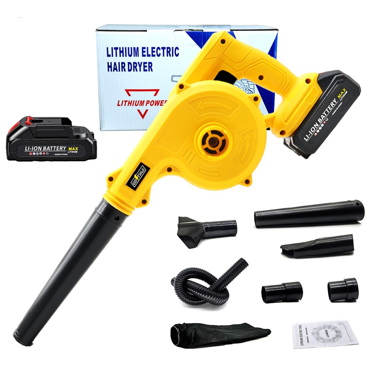 닝타우스 무선으로 간편한 강력 에어건 불고빨고 365 무선 핸디 송풍기 청소기 ZC-FJ01, 1세트, 본품 + 배터리1개 89,980원