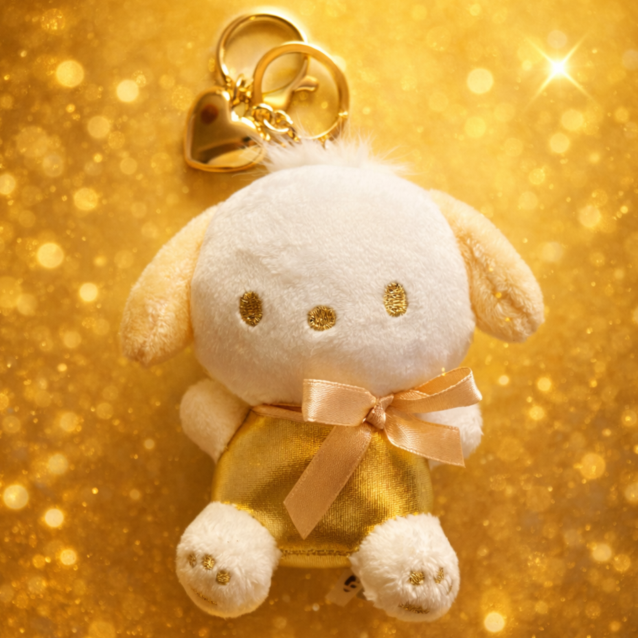 오후꽃 sanrio 산리오 골드 하트 키링 인형 10,700원