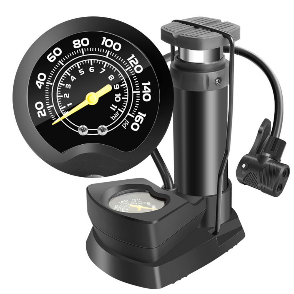 모노그로우 초간단 기압조절 자전거 발펌프, 1개, 블랙 12,500원