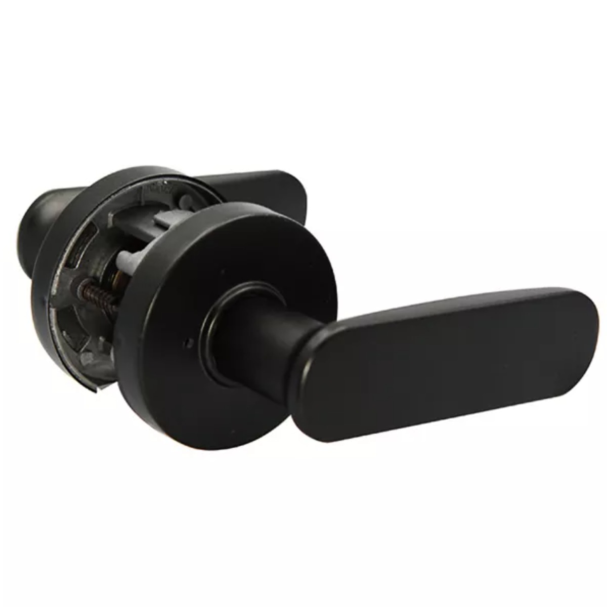 도체 2204 항균 국산 안심 방문손잡이 녹 변색없는 버튼형 레버 도어락 시공편리, 1개, 블랙, 현재가 12,600원