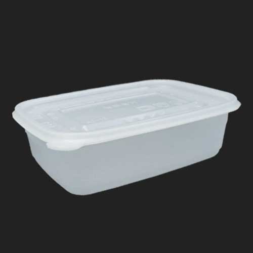 HC1 AJ사각죽용기 (중) 800ml 백색용기+뚜껑 세트 81,800원