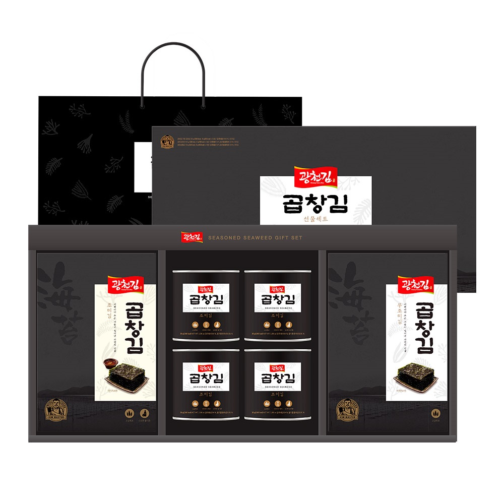 광천김 곱창김 프리미엄 선물세트 + 쇼핑백 43,150원