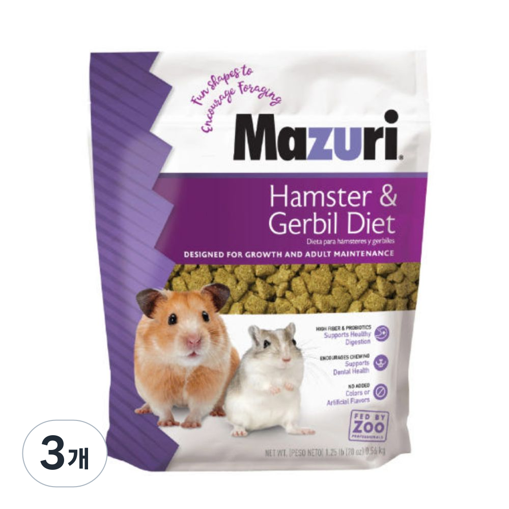 마주리 햄스터 & 저빌 사료 45,580원