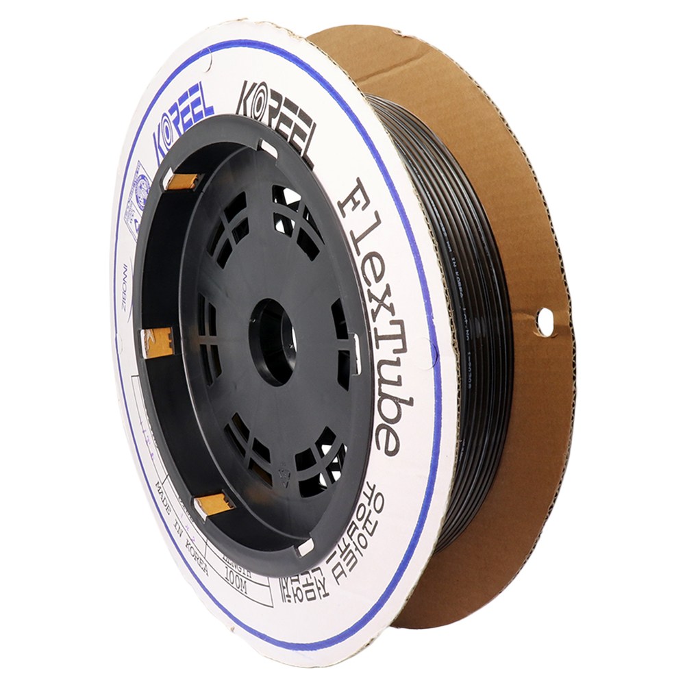 코릴 나일론 공압 호스 튜브 흑색 외경 4mm 내경 2mm 길이 100M 22,750원