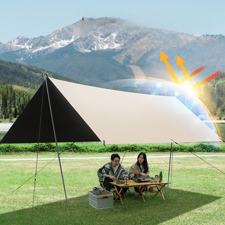 크크라이프 실버 블랙 코팅 렉타 타프 44,280원