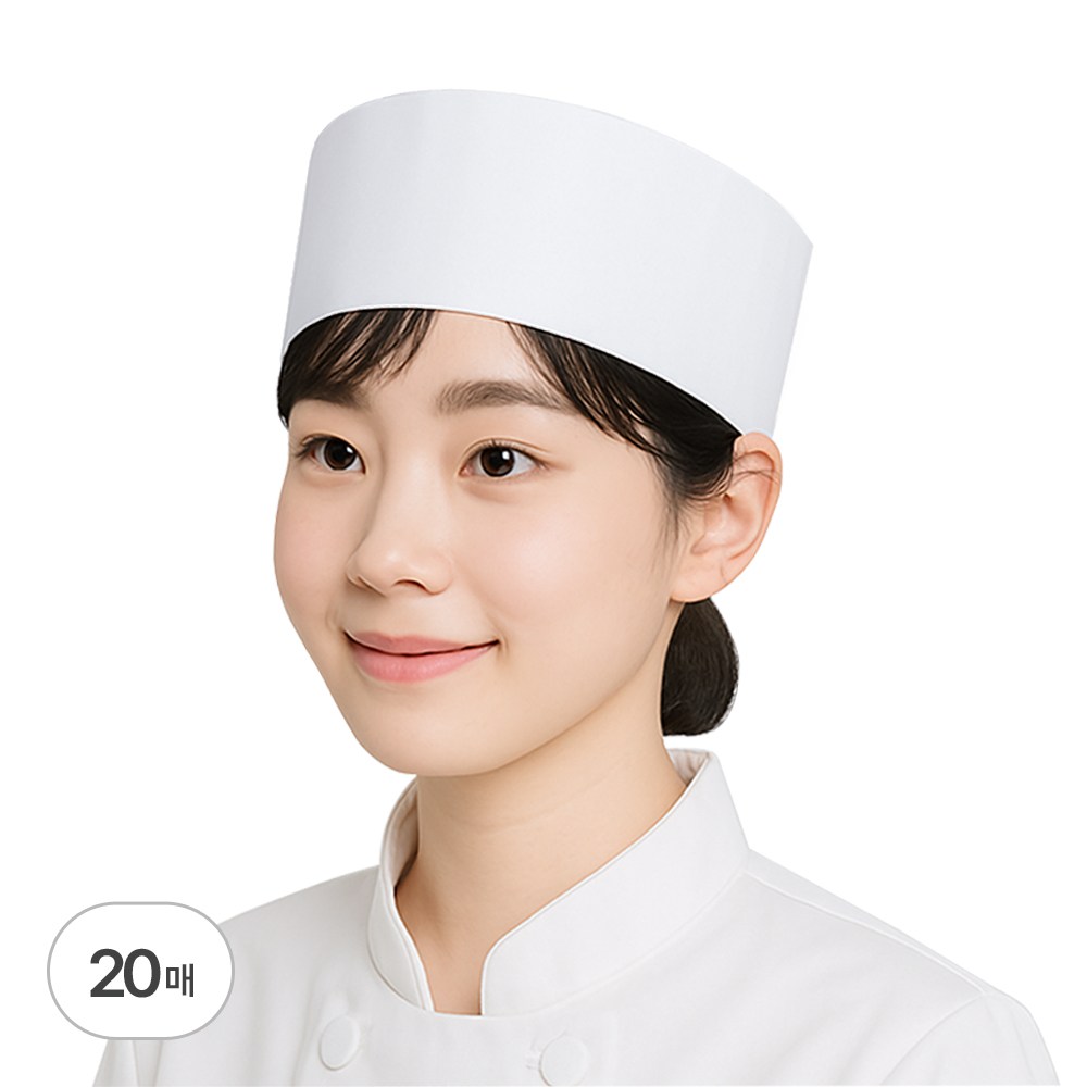 코스모스웨이 쉐프모자 조리모 주방모자 20매 15,800원