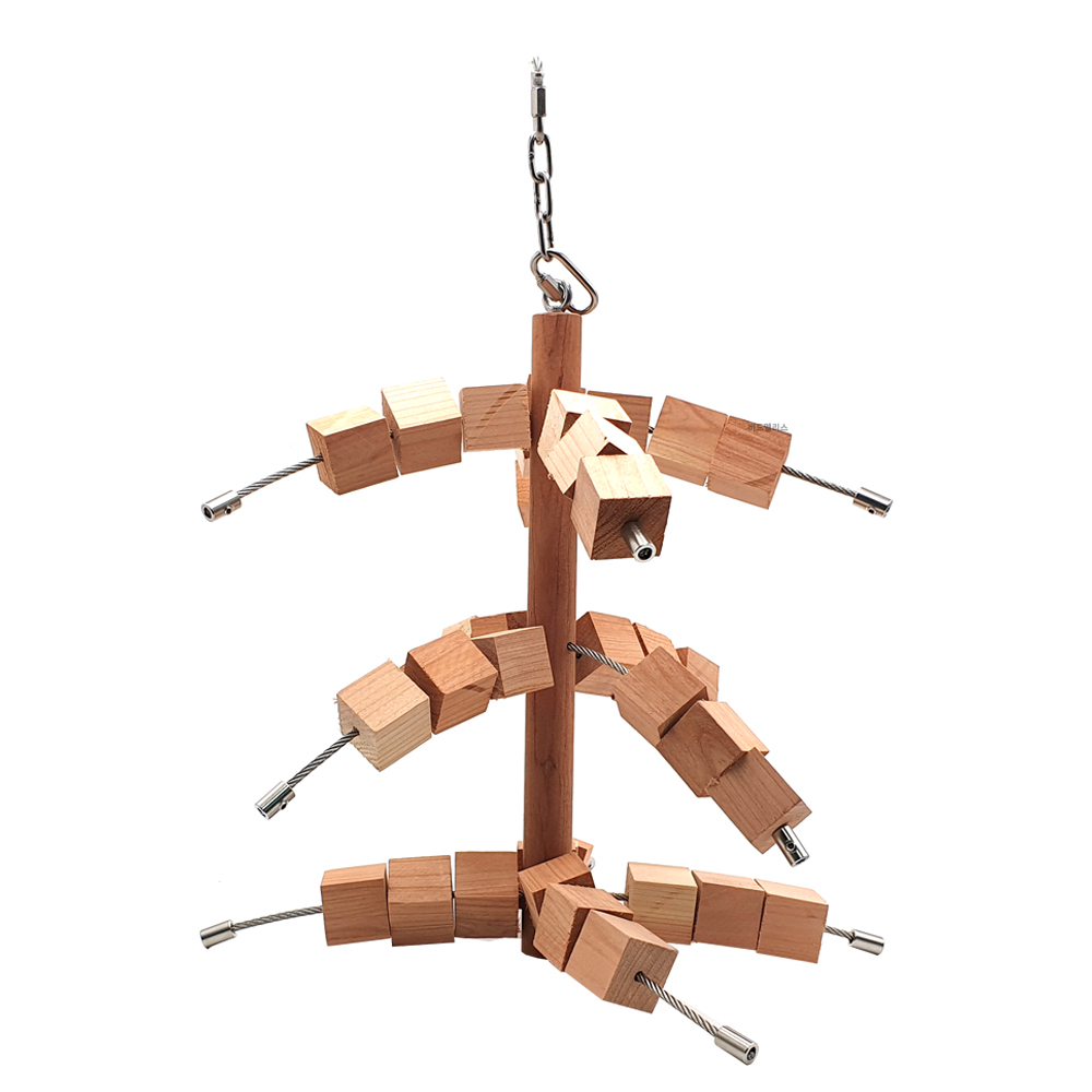 버펠 나무 블럭 장난감 대 리필가능 뉴기니아 회색 아마존 가성비 77,000원