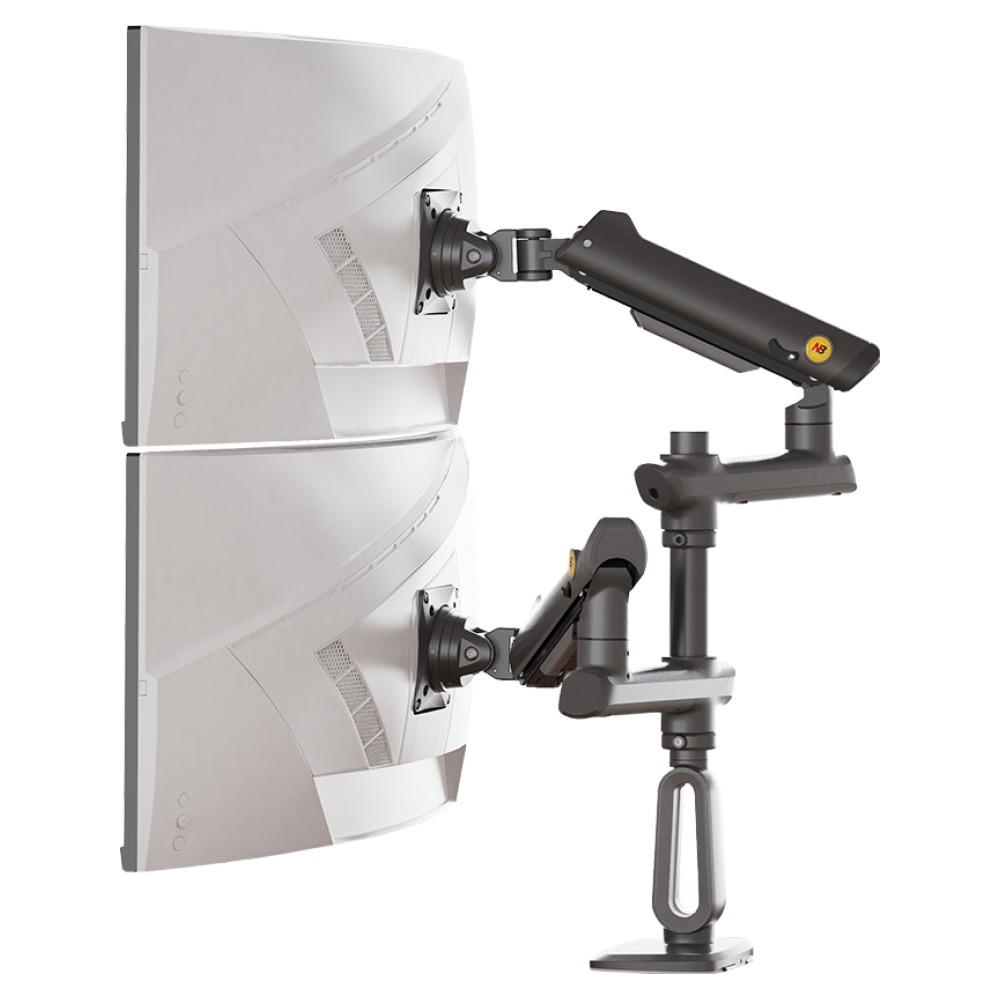 노스바유 팬텀 고중량 듀얼 모니터암 거치대 NB D9C, 매트차콜, 1개 125,000원