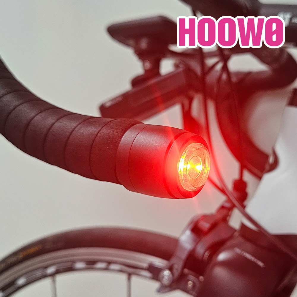 후오 더블아이 픽시 자전거 핸들바엔드 라이트 후미등 2개입, 1세트 28,000원