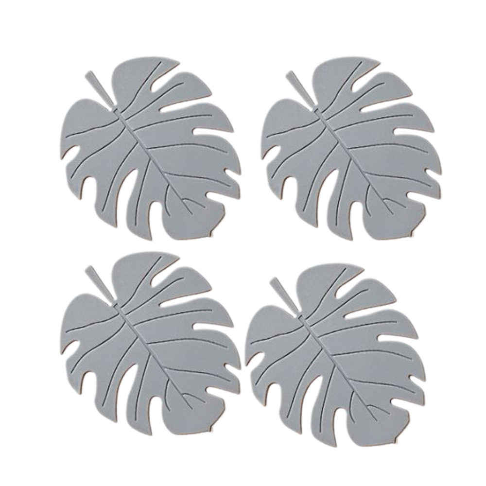 리본제이 실리콘 실리실리 몬스테라 컵받침 4p 6,900원