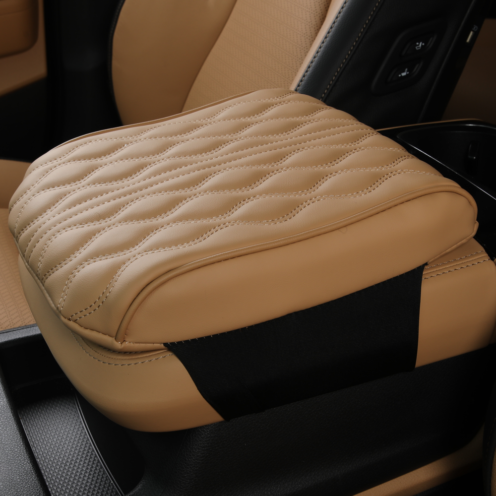 메이튼 4세대 카니발 KA4 전용 가죽 팔걸이 콘솔 팔걸이쿠션 + 더스트백, 새들브라운, 1개 33,940원