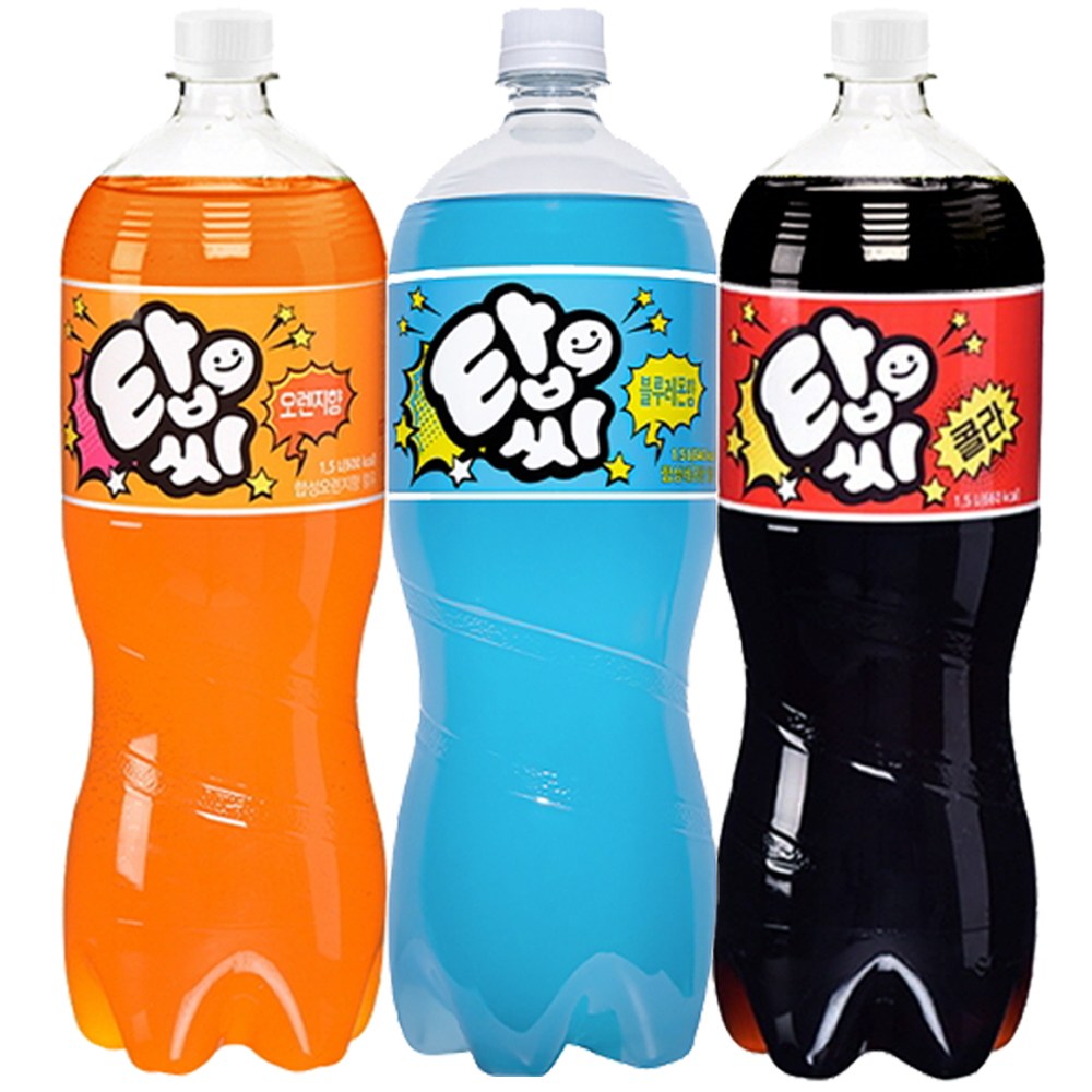 탑씨 1.5L 오렌지12 + 블루레몬12 +콜라12, 36개, 1.5L 52,800원
