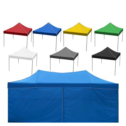 국산 캐노피 천막 접이식 천막+프레임+바람막이(일반) 야외 행사용 그늘막 텐트 옥상 테라스 자바라 포장마차 504,000원