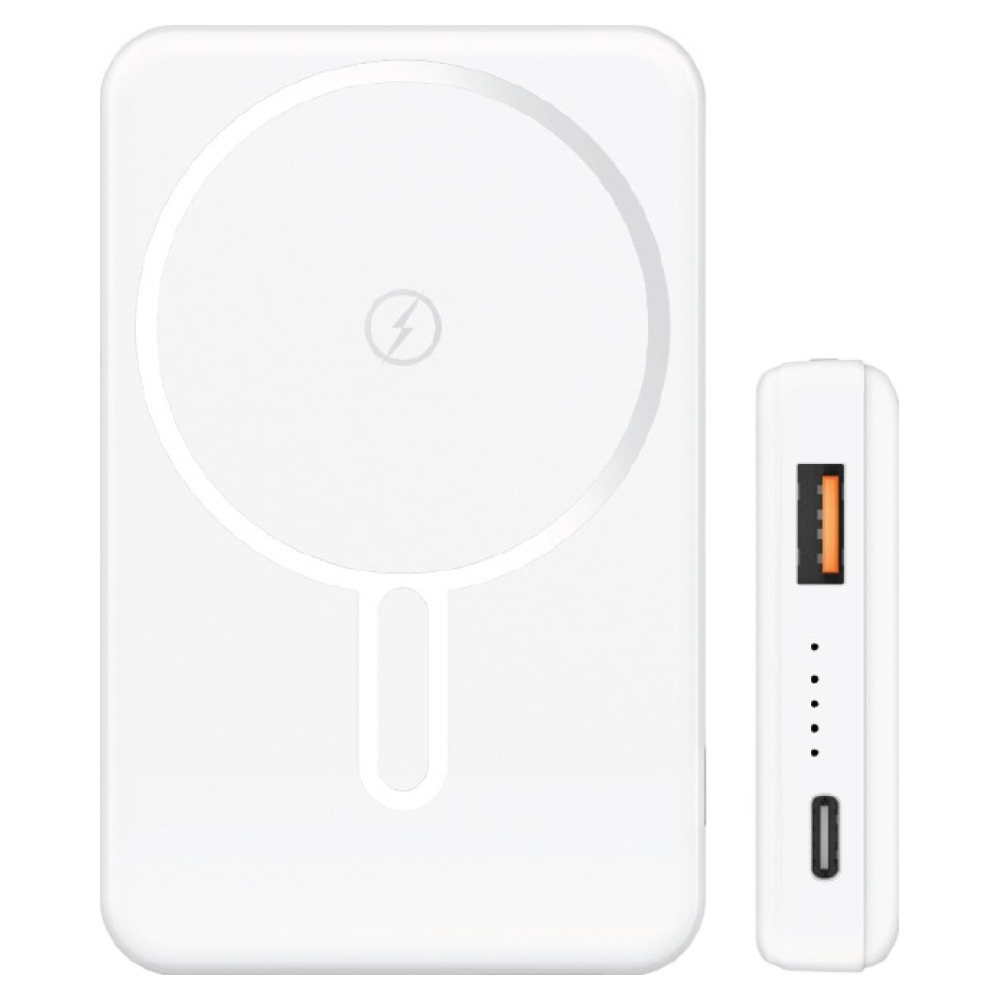 플레오맥스 유무선 고속 충전 마그네틱 보조 배터리 5000mAh, 화이트, PMPB-MC5000 14,320원