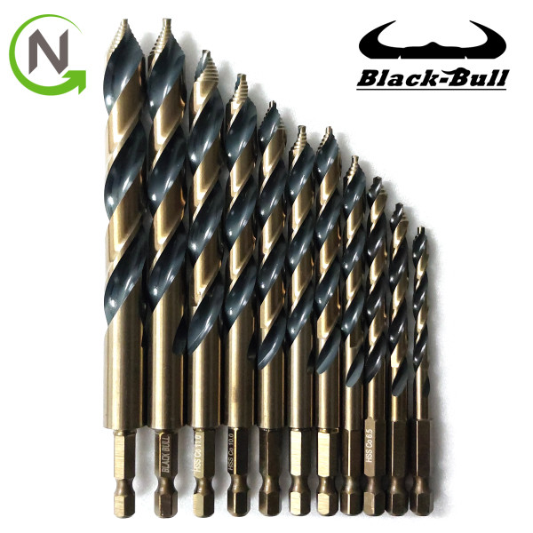 블랙불 코리아 스텝 파워 드릴 비트 기리 스텐용 드릴날 11종 11mm 15,200원