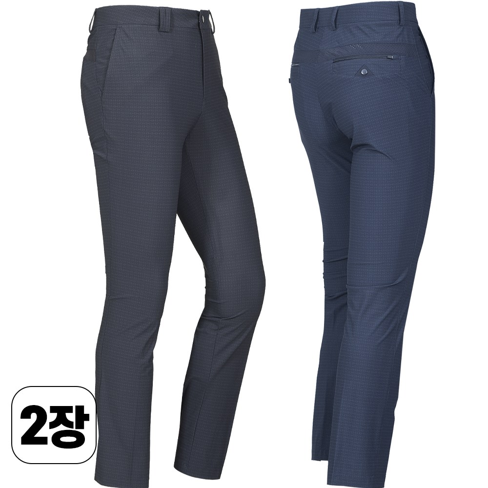 워킹맨 아울렛 1+1 봄 여름시즌 냉감소재 남성용 프리미엄 체크 아이스 쿨 팬츠 일상복 아웃도어 외출복 근무복 B151 39,800원