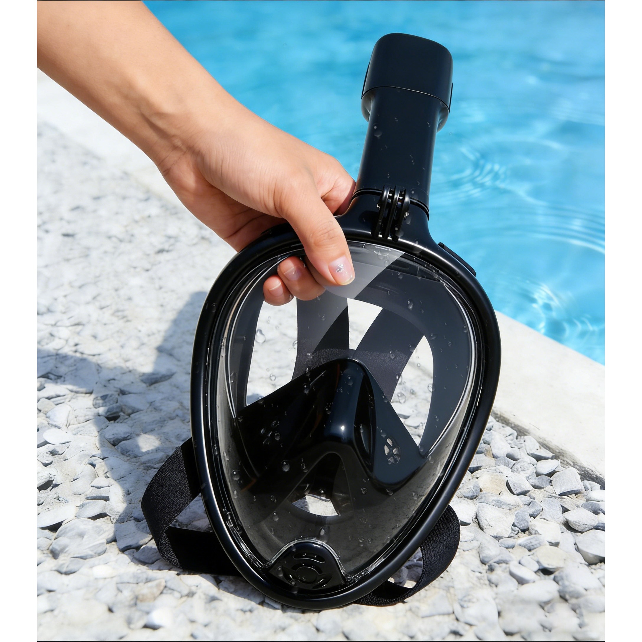 하늘박스 성인용 스노쿨링마스크 풀페이스 파노라마 스노클링 마스크 세트 19,900원