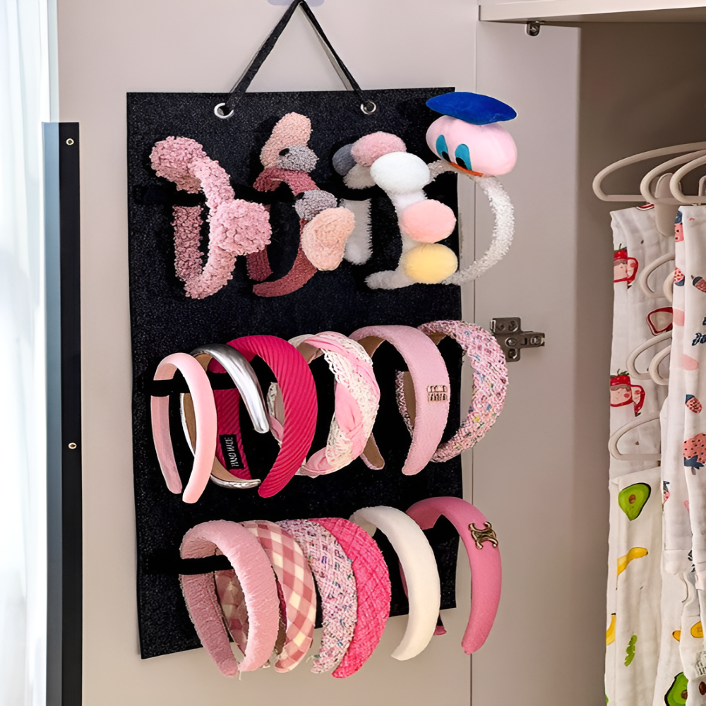 체리닷컴 레인보우 다용도 머리핀 머리띠 정리대 수납 9,400원