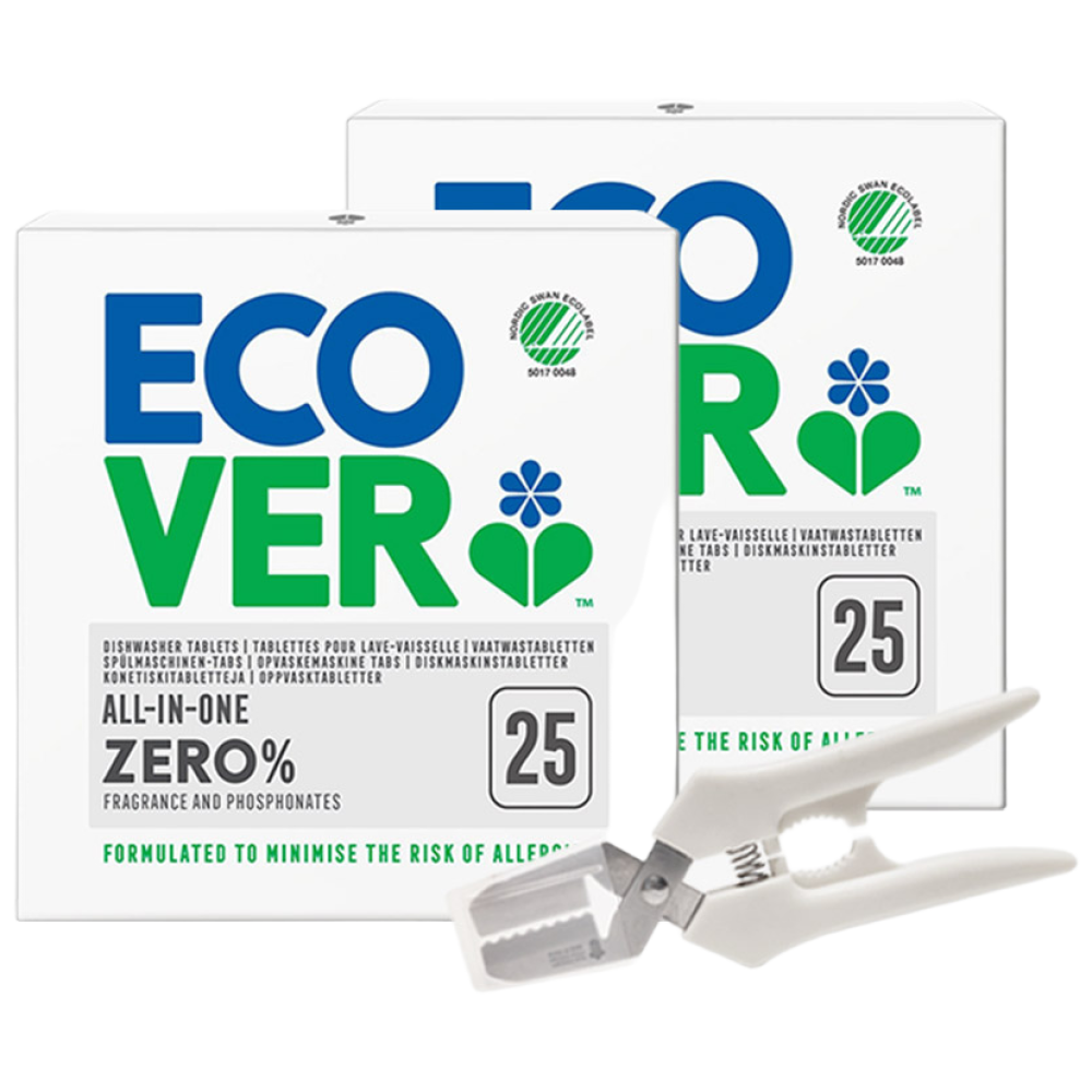 에코버 올인원 식기세척기세제 제로 500g 2개 + 가위 38,900원